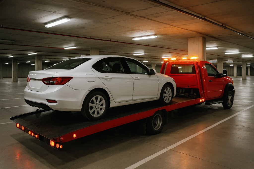 Underground Towing Toronto - Reliant Towing