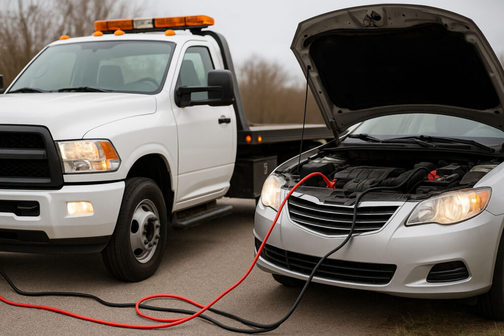 Jump Start Services in Toronto - Reliant Towing