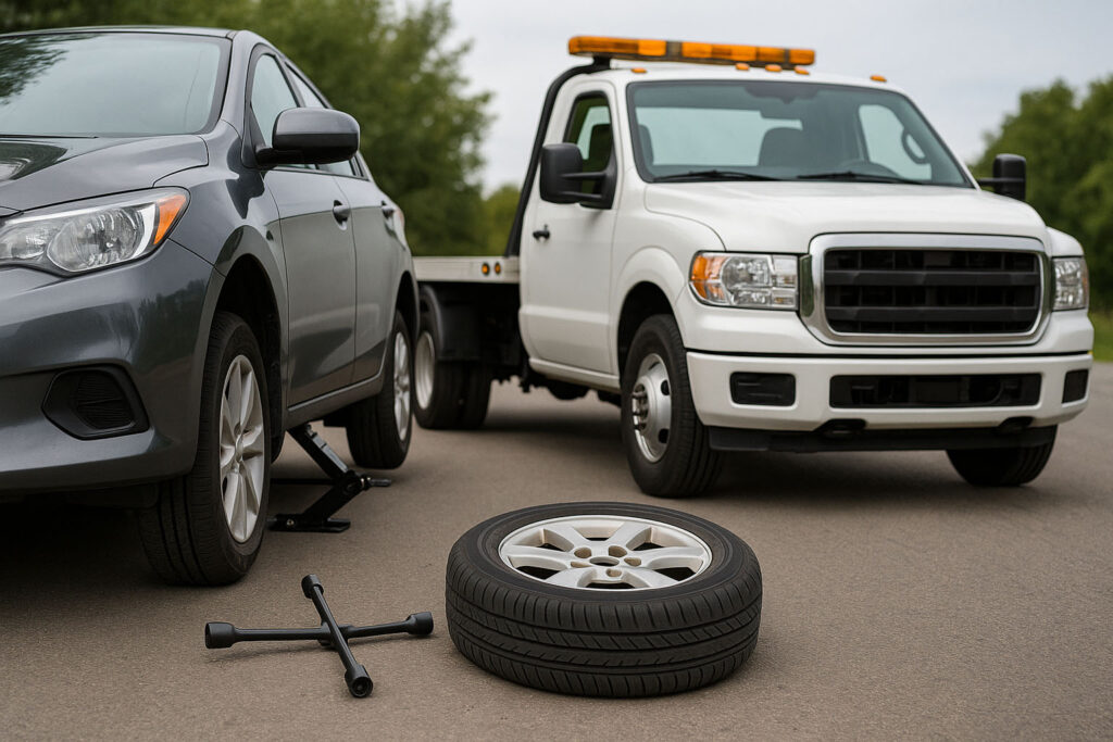 Tire Change Services in Toronto - Reliant Towing
