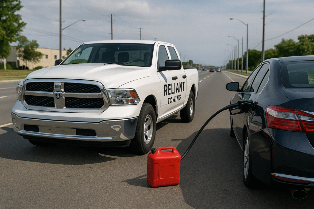 Emergency Fuel Delivery Vaughan - Reliant Towing