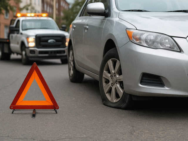 Flat Tire Help in Scarborough: What to Do When You’re Stranded