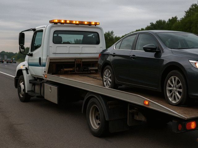 Flat Tire tow service Vaughan? Here’s Who to Call