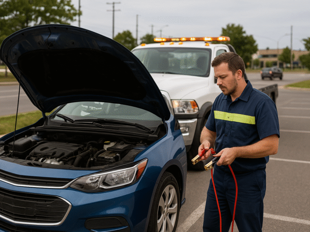 Battery jumpstart services Mississauga