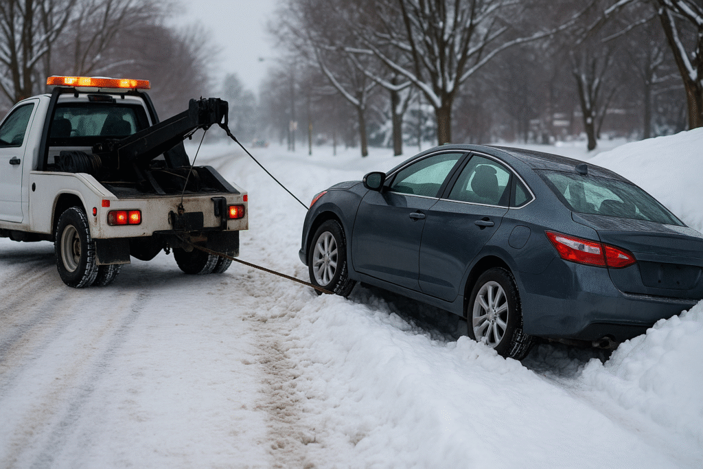 Winching Services Richmond Hill - Reliant Towing